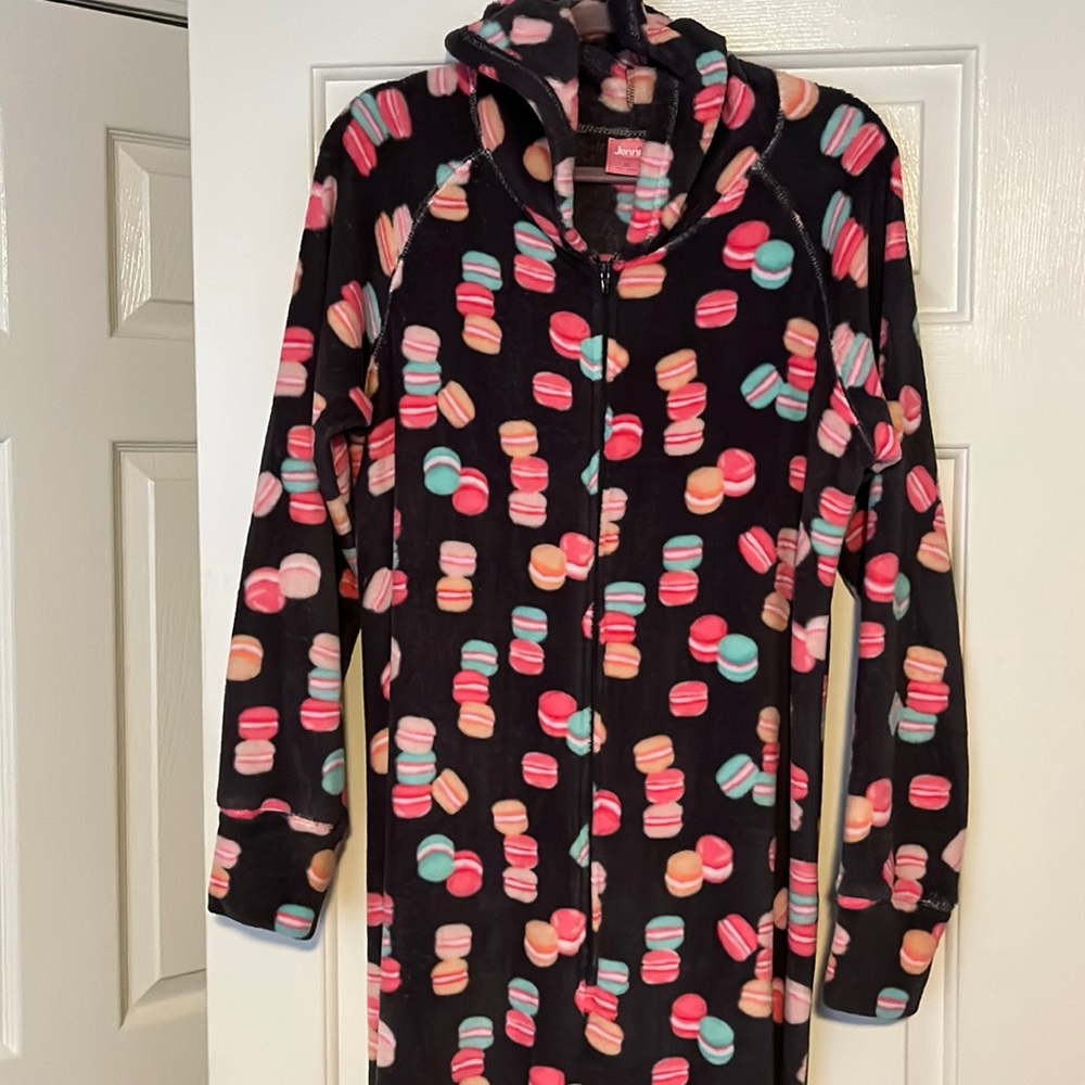 Jenni Intimates Macaroon Onesie with closed in footies